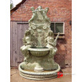 bronze home garden fountain with lady statues
